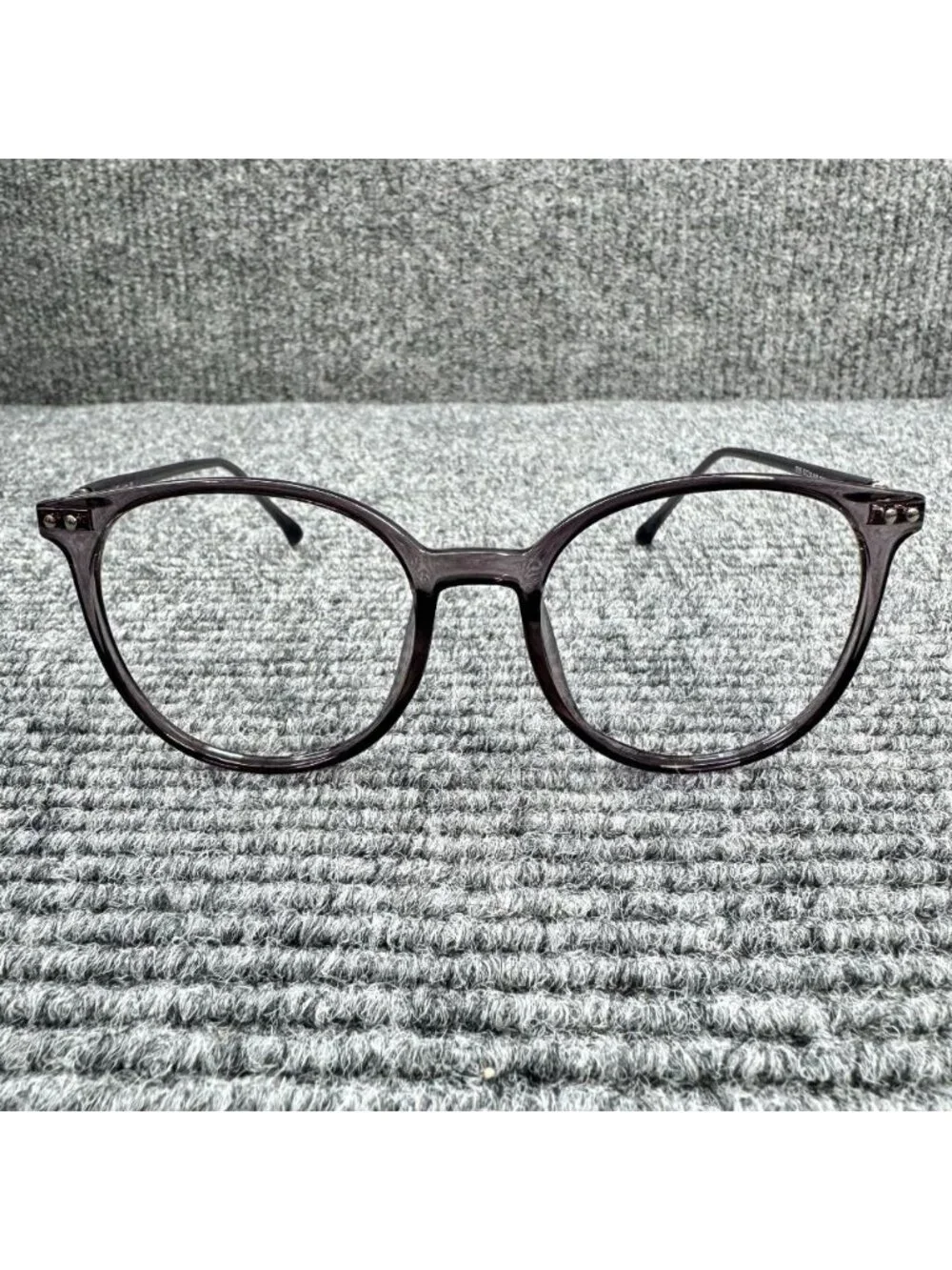 Firmoo S939 Eyeglasses Purple Round Frames Only Full Rim Classic 52-18-148 C164